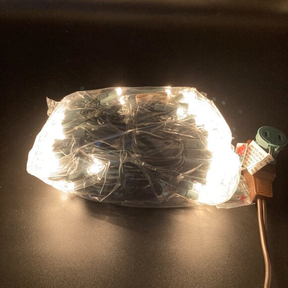 100 Clear Indoor Outdoor Clear Mini Lights NOS - Picture 4 of 4